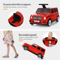COSTWAY Maleta Infantil de Viaje con 6 Ruedas, Maleta y Coche 2 en 1 para  Viajar,