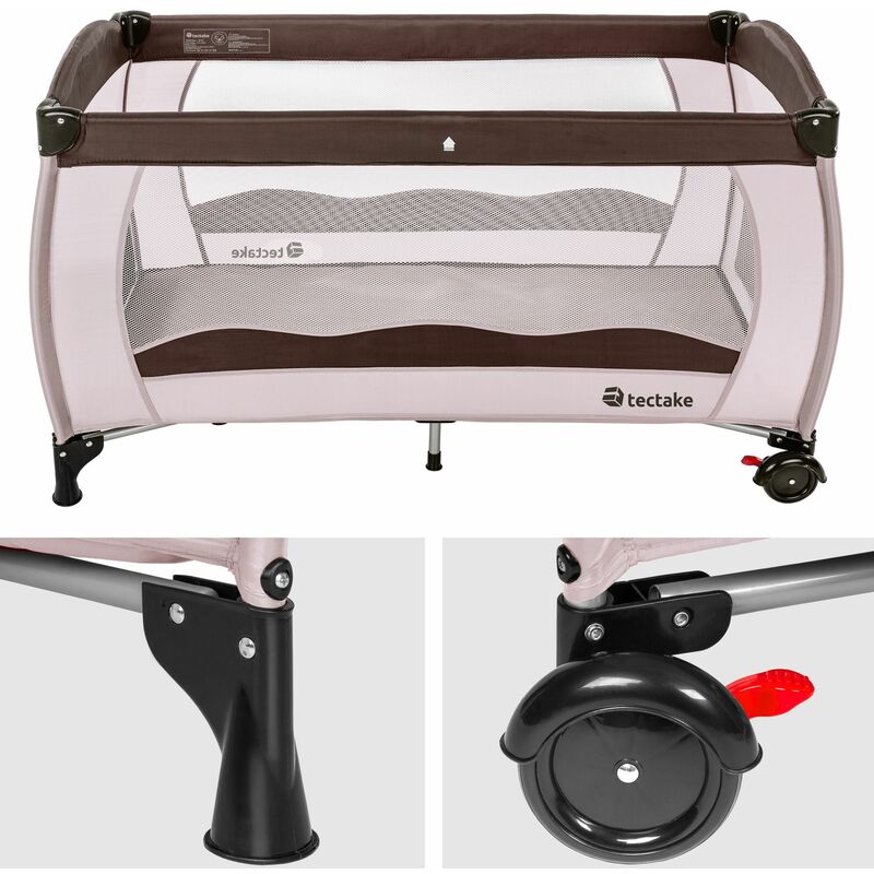 Tectake shop travel cot