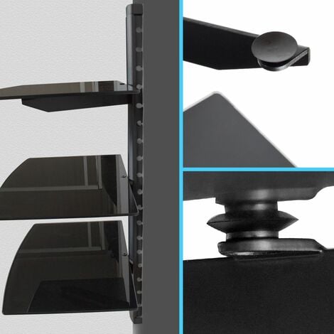 Floating shelves with 3 tiers model 3 - wall shelf, wall mounted shelf, hanging shelf