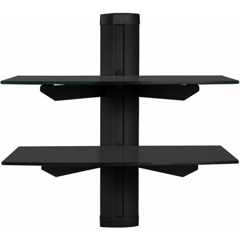 Floating shelves with 2 tiers model 3 - wall shelf, wall mounted shelf, hanging shelf