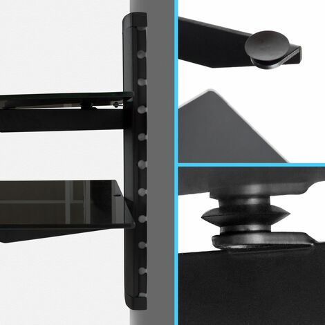 Floating shelves with 2 tiers model 3 - wall shelf, wall mounted shelf, hanging shelf