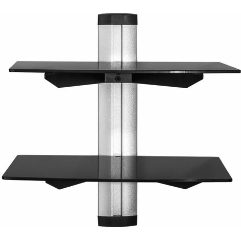 Floating shelves with 2 compartments model 1 - wall shelf, wall mounted shelf, hanging shelf