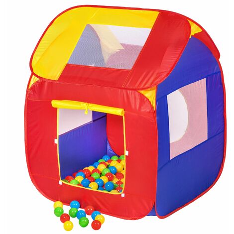 Play tent with 200 balls pop up tent - kids pop up tent, kids tent, pop up play tent - colourful