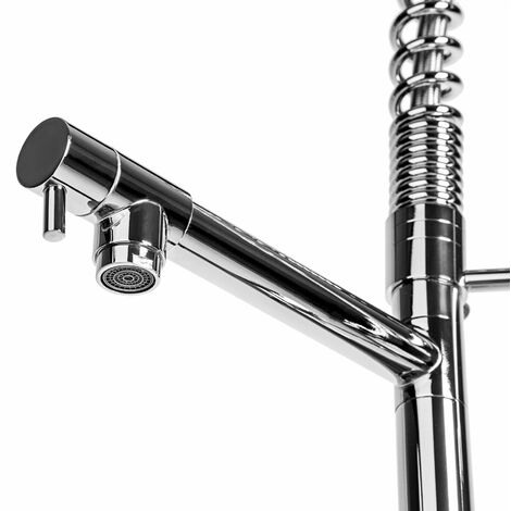 Kitchen Mixer Faucet - with 2 taps, detachable spray nozzle - faucet tap, kitchen tap, kitchen mixer tap