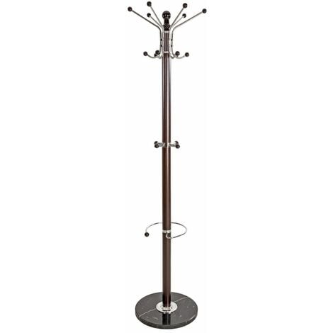 Coat Stand - 16 hooks, with umbrella and bag holder - coat rack, coat ...