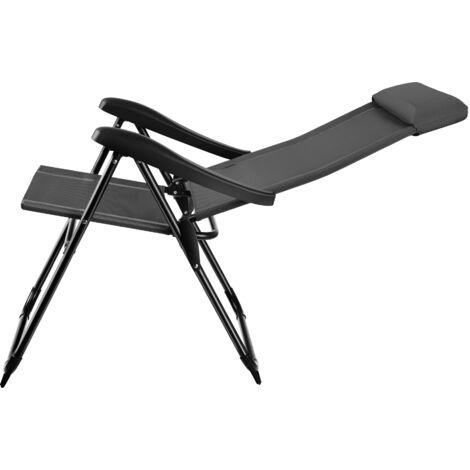 Folding Camping Chair Müritz - lightweight, 7 position backrest, weather and UV-resistant - folding camping chair, folding chair, folding camping chair - Set of 2