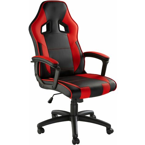 Gaming Chair Senpai Office Chair Desk Chair Computer Chair Black Red