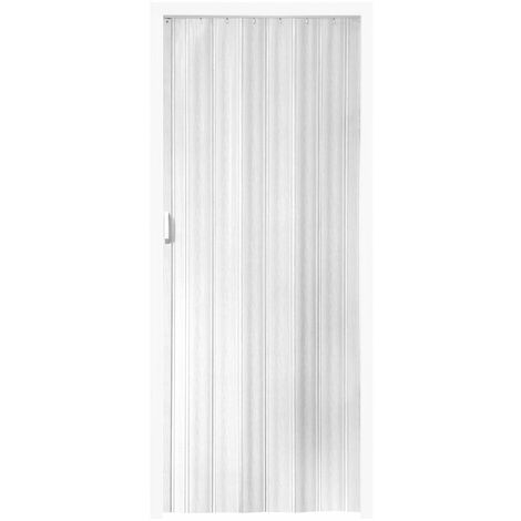 Internal Folding Door - double-walled profile with sliding handle, magnetic closure - room divider screen, folding screen, folding door - white