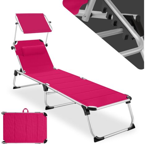 pink sun loungers