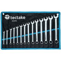 Spanner set combination wrench 14 PCs - wrench, crowfoot wrench, spanner wrench - black