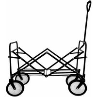 Garden trolley foldable - garden cart, beach trolley, trolley cart - blue