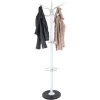 Coat stand - coat rack, coat hook rack, clothes stand - white