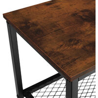 Side table Bristol - bedside table, coffee table, telephone table - industrial dark