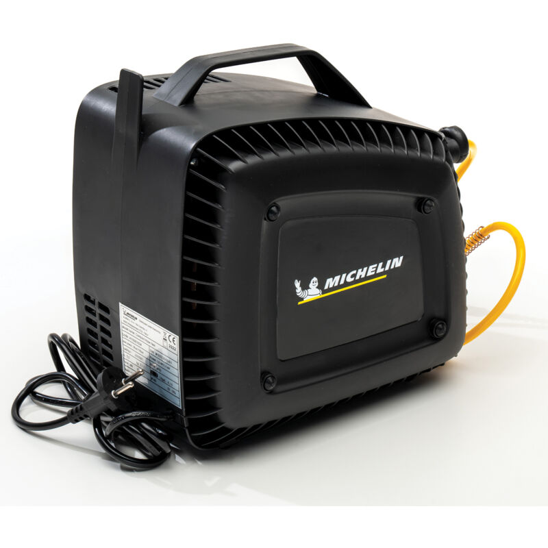 Compresseur Mural MICHELIN MBL GO – Enrouleur 10 M – Sans Cuve – 1,5 CV – 8 Bar – Soufflette Incluse