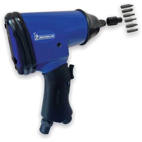 MICHELIN 49 Accessoires Pneumatiques pour Compresseur - Clé à choc - Clé à cliquet - marteau burineur - soufflette progressive