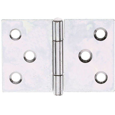 Scharnier 40x60mm Stahl roh galv. gelb verz. Ausführung: breit GAH (1/3)