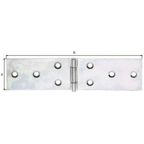 Tischband 40x162,0mm Stahl roh galv. gelb verz. GAH (1/3)