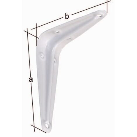 Konsole L.100mm H.75mm STA weiß lack.Trgf.30kg GAH (1/2)
