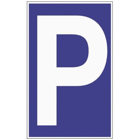 Parkplatzbeschilderung Parken L250xB400mm Ku.blau/weiß (1/2)