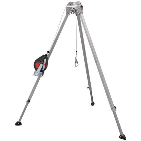 Dreibaum mit Höhensicherungsgerät EN 795b PSA-Kategorie III 19,0 kg Aluminium