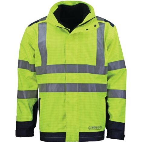 Wetter-,Flamm- u.Warnschutzjacke Gr.XL gelb/blau ASATEX (1/5)