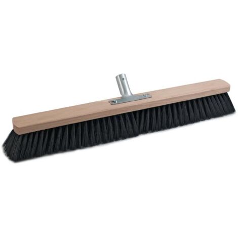 SOREX 25710 Besen  Qualitätsmischung PVC Länge 500 mm mit Metallstielhalter Flac