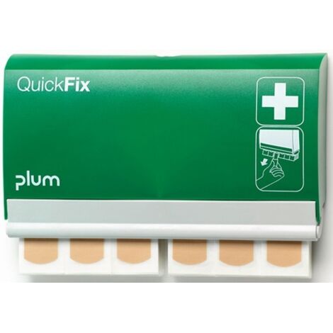 Pflasterspender QuickFix 1 B232,5xH133,5xT33ca.mm grün PLUM (1/5)