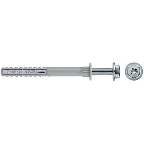 fischer Langschaftdübel SXS 10 x 100 FUS Sechskantschraube mit U-Scheibe (1/3)