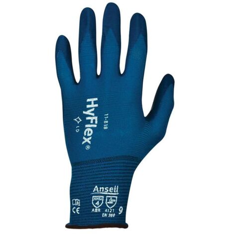 Handschuhe HyFlex Nr.11-818 Gr.9 dunkelblau Nylon-Spandex EN 388 Kat.II (1/4)