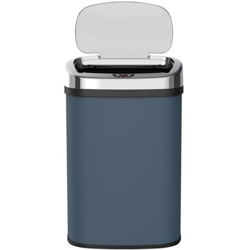 Poubelle Automatique 58L Monzana - Capteur Mouvement, Acier Inoxydable Crème - USB Ou Piles
