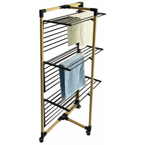 Etendoir à linge WILLIS Bois Acier 30m