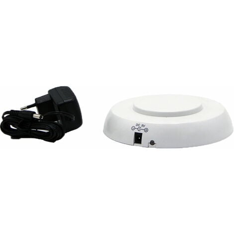 Baladeuse sans fil waterproof flottante LED LIBERTY Blanc Polyéthylène H24CM