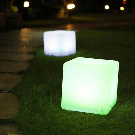 Cube de lumière LED de 50cm, lumière 16 couleurs, portable