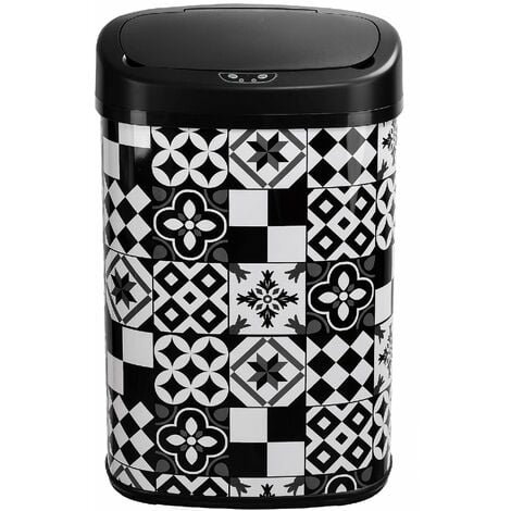 Poubelle de cuisine automatique MAJESTIC Noir Acier inoxydable 58 L