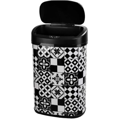 Poubelle de cuisine automatique MAJESTIC Noir Acier inoxydable 58 L