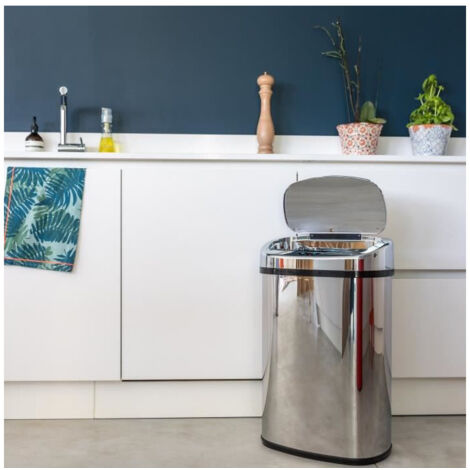 Poubelle de cuisine automatique MAJESTIC Argent Acier inoxydable 80 L
