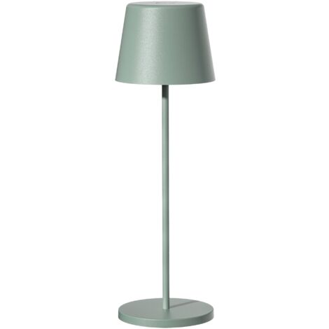Lampe de table sans fil LED KELLY Vert Metal H38CM