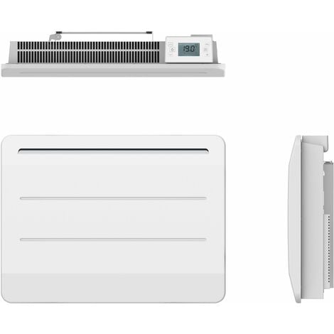 Radiateur électrique à inertie fonte MAUNA Blanc Fonte 1500W