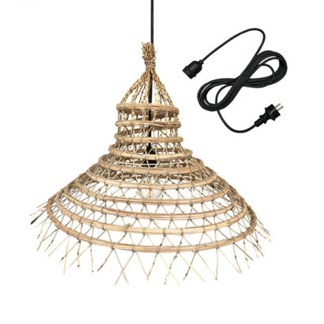 Suspension extérieur GAIA Beige Fibre naturelle D60CM (1/4)