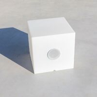 Cube lumineux enceinte bluetooth CARRY PLAY Blanc Polyéthylène H40CM - Blanc