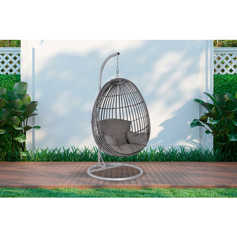 Panama Garden Hanging Swing Chair. Earl Grey