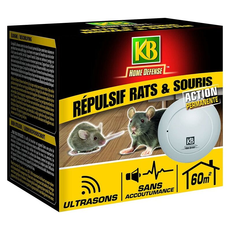 Répulsif Rats et Souris – Ampoule LED & Ultrasons 2 en 1