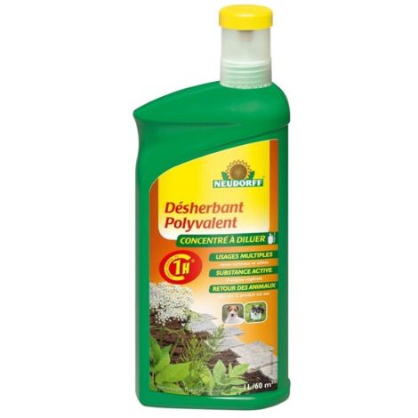 Neudorff Finalsan Désherbant Polyvalent Concentré, 1 l – Élimination des mauvais