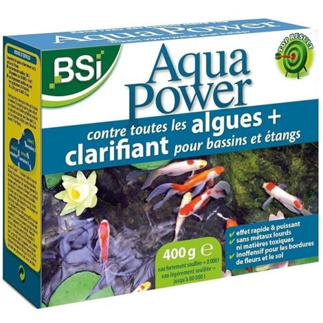BSI - Aqua Power - Double Action - Anti-Algues - Clarifiant - Liquide - Pour Bas