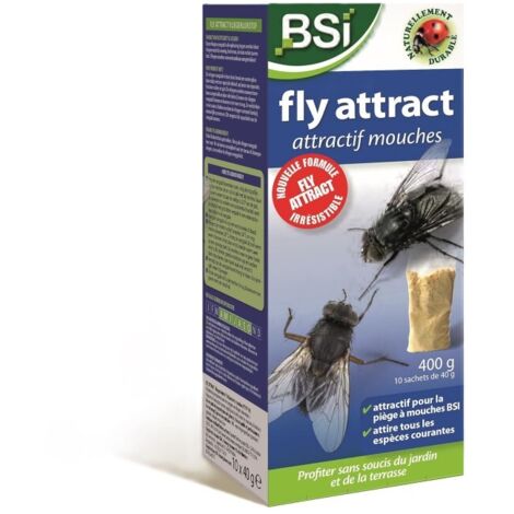 BSI - Fly Attract - 10 recharges de 40 g pour pièges à mouches