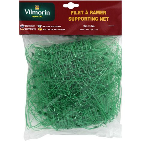 Vilmorin - Filet à ramer 2m x 5m mailles 17cm x 17cm (1/3)