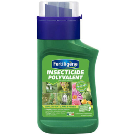 Insecticide biologique à base d'huile de colza – Élimine mouches blanches, cochenilles, araignées rouges – 250ml pour protection plantes – Fertiligene