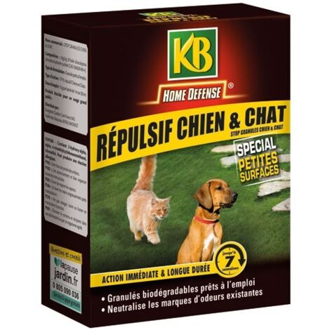 Répulsif chiens et chats granulés 200 gr – Efficacité longue durée jusqu'à 49 jours – Formulé à base d'huile d'eucalyptus citronné – KB (1/2)