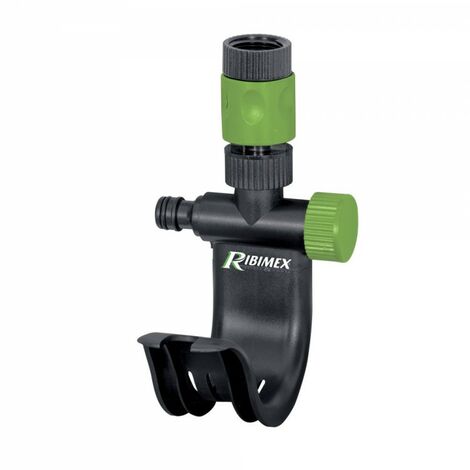 Ribimex PRA/DV.9113 Support de tatouage pour robinet, gris/vert