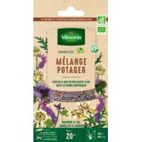 Vilmorin – Mélange potager BIO – Graines d'engrais vert pour cultures diversifiées – Améliore la fertilité du sol – Semences certifiées BIO